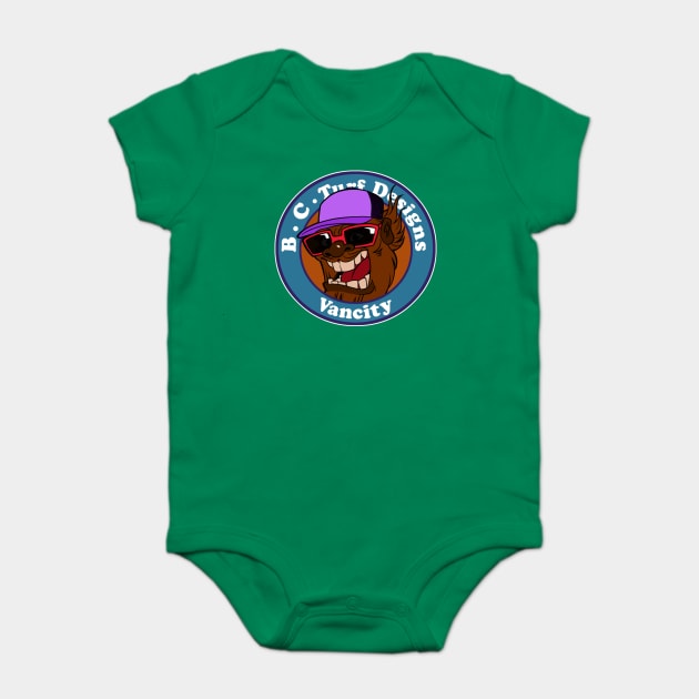 BC turf designs Baby Bodysuit by Dedos The Nomad